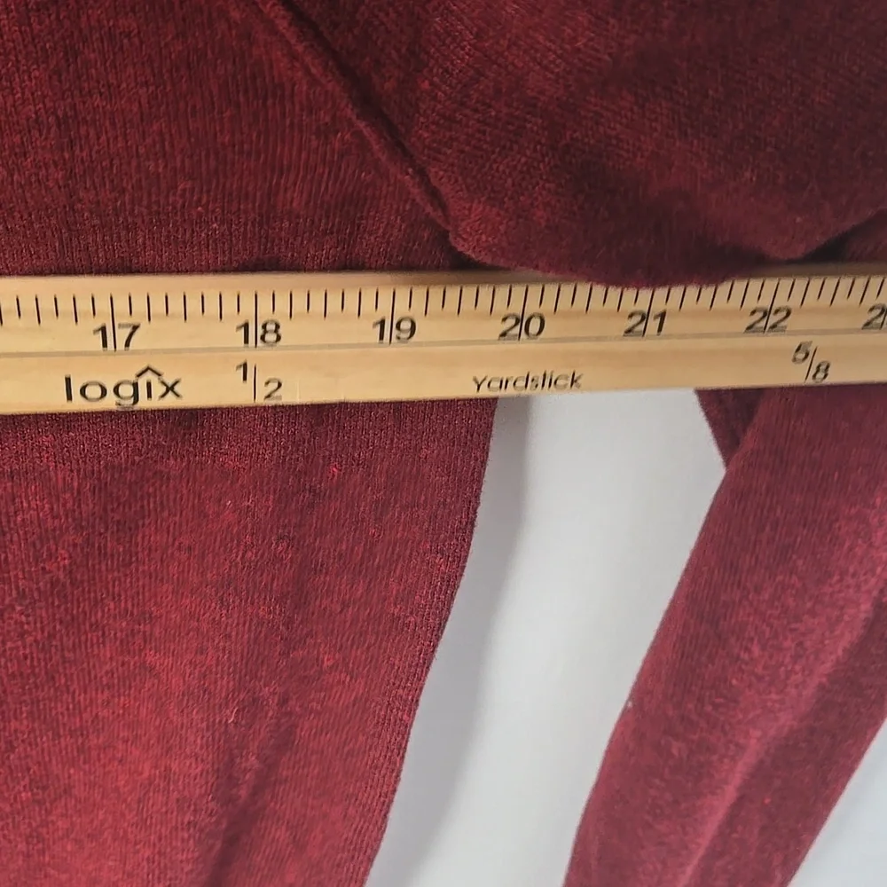 Banana Republic‎ Men's Burgundy Premium Yarn Crewneck Sweater Sz L Cotton Blend
